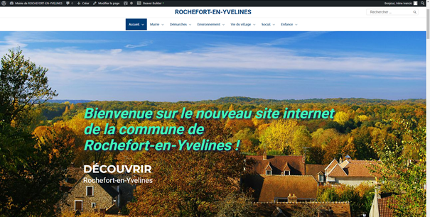 le site internet de la commune